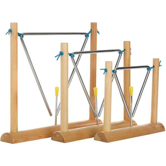 Hovedbilde Triangel med stativ T10A, ca 25 cm (10