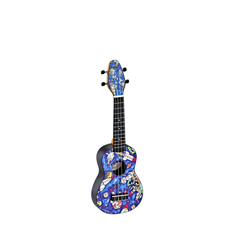 Ortega K2-SP Keiki Sopran-ukulele-pakke, Spaceman