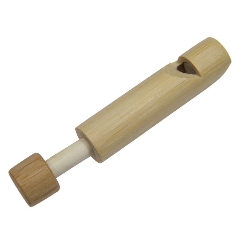 Mini lotusfløyte/fuglefløyte av bambus m/slide LF-11