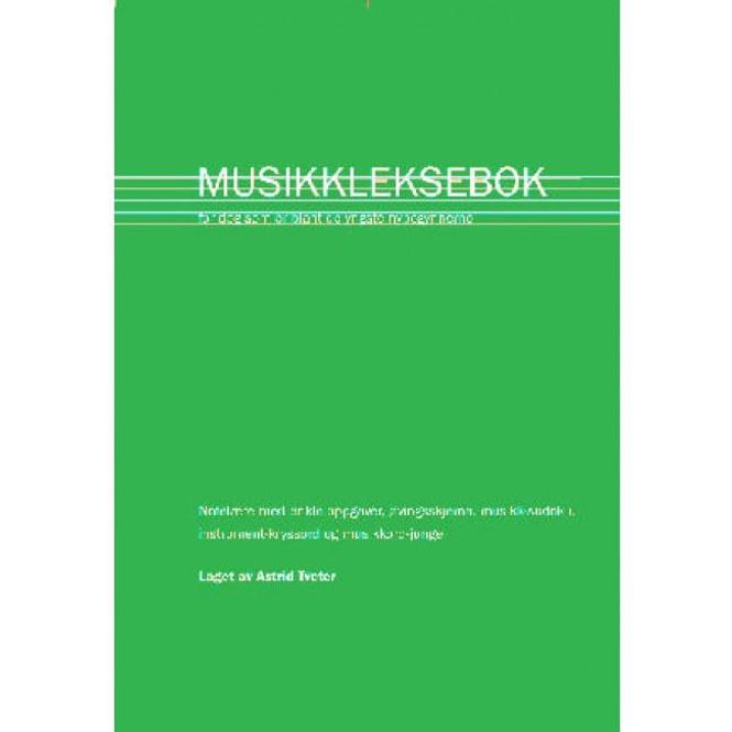 Hovedbilde Den Grønne Musikklekseboka for de yngste 1 - Astrid Tveter