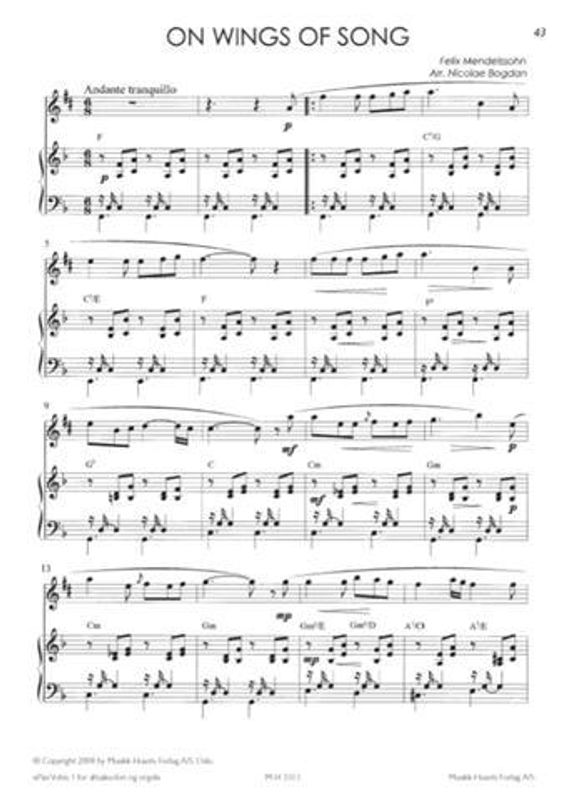 Pax Vobis for altsaksofon og orgel, Hefte 1