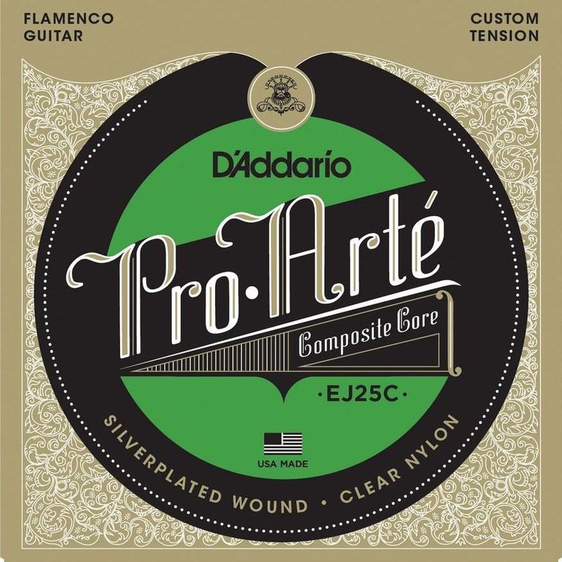 D'Addario EJ25C Pro Arte nylonstrenger Clear Composite, Flamenco