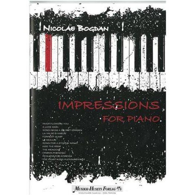 Hovedbilde Impressions for piano - Nicolae Bogdan