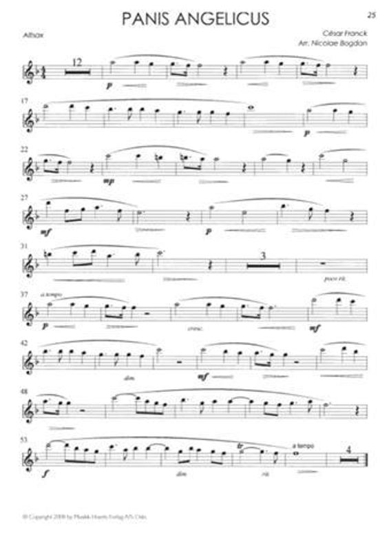 Pax Vobis for altsaksofon og orgel, Hefte 1