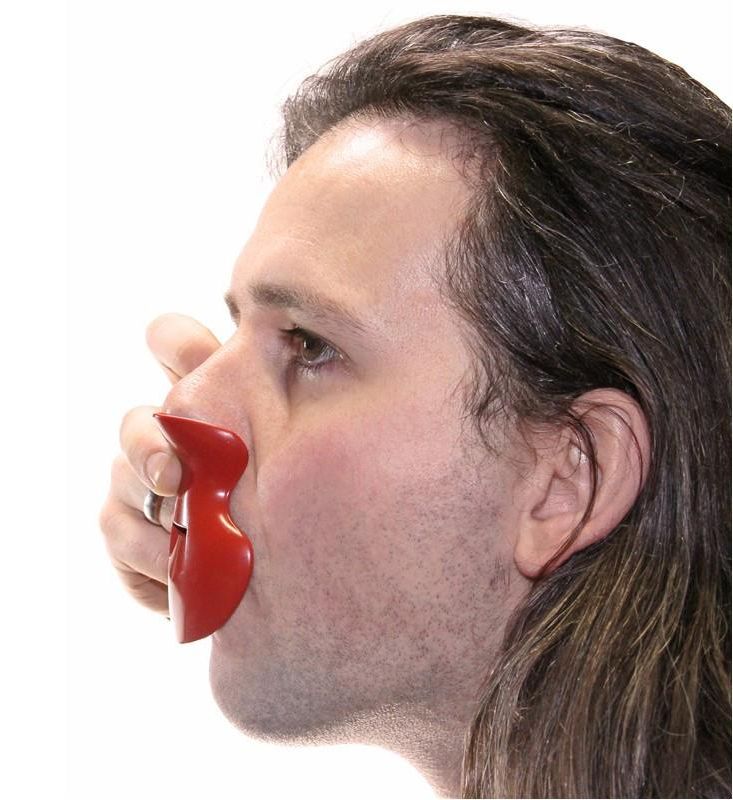 Bocarina Nesefløyte svart