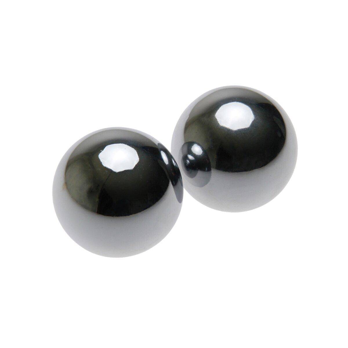 Sound Marble / Baoding Ball, Plain Chrome 40mm