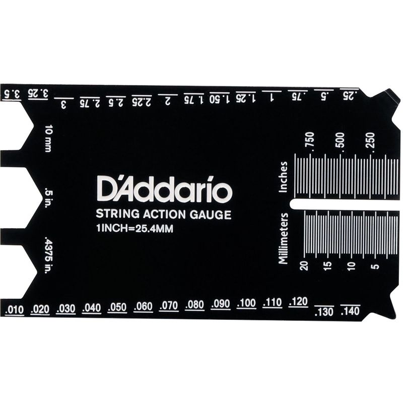 D'Addario PW-SHG-01 String Height Gauge Presisjonsverktøy for gitaroppsett