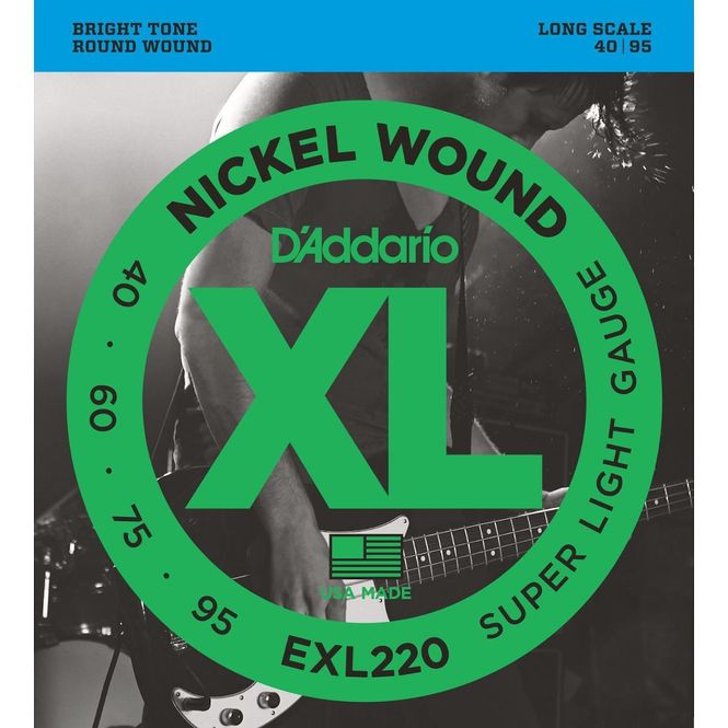 Hovedbilde D'Addario EXL220 Basstrenger
