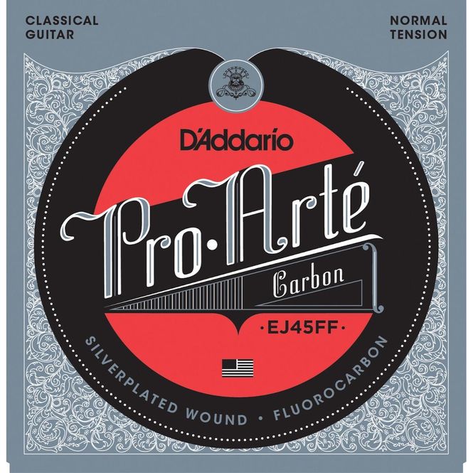 Hovedbilde D'Addario EJ45FF Pro Arte Carbon nylonstrenger