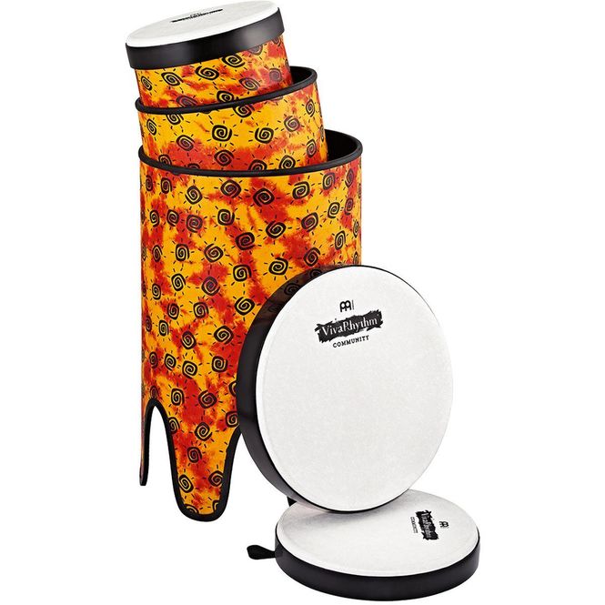 Hovedbilde Meinl VR-BDPOSET-SH VivaRhythm Bass Drum Pop Off Set, 3 stk, Syntetisk skinn