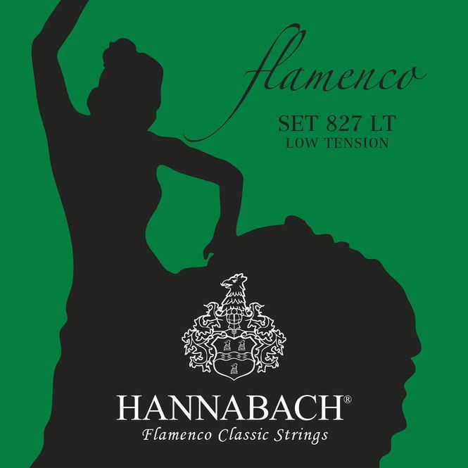 Hovedbilde Hannabach 827 LT Flamenco Strengesett klassisk gitar, Low Tension