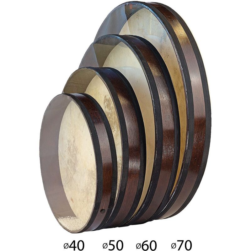 Havtromme med geite- og plexy-skinn 70 cm