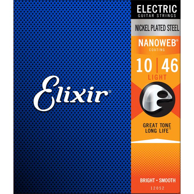 Hovedbilde Elixir Nanoweb Elgitarstrenger 12052, Light, 010-046