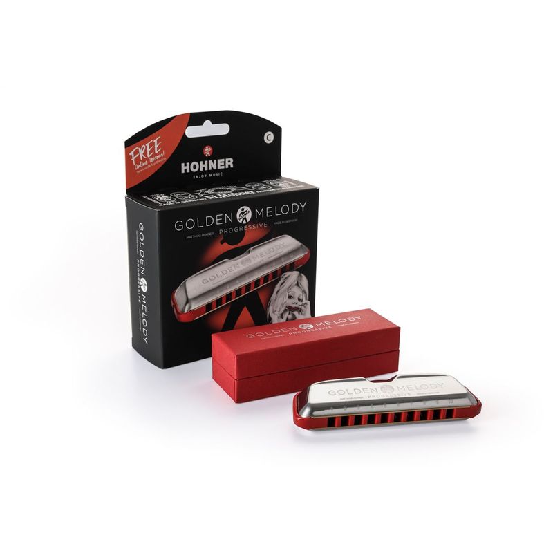Hohner Golden Melody Progressive C Diatonisk munnspill