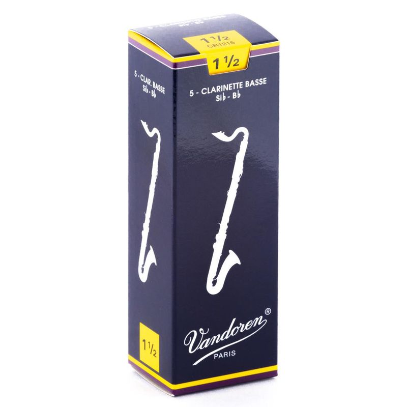 Vandoren V5 Traditional fliser til bassklarinett 1 1/2 (CR1215)