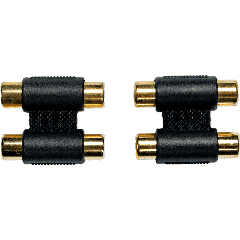Yellow Cable AD15 - 2x hunn RCA til 2x RCA adapter, 2 stk