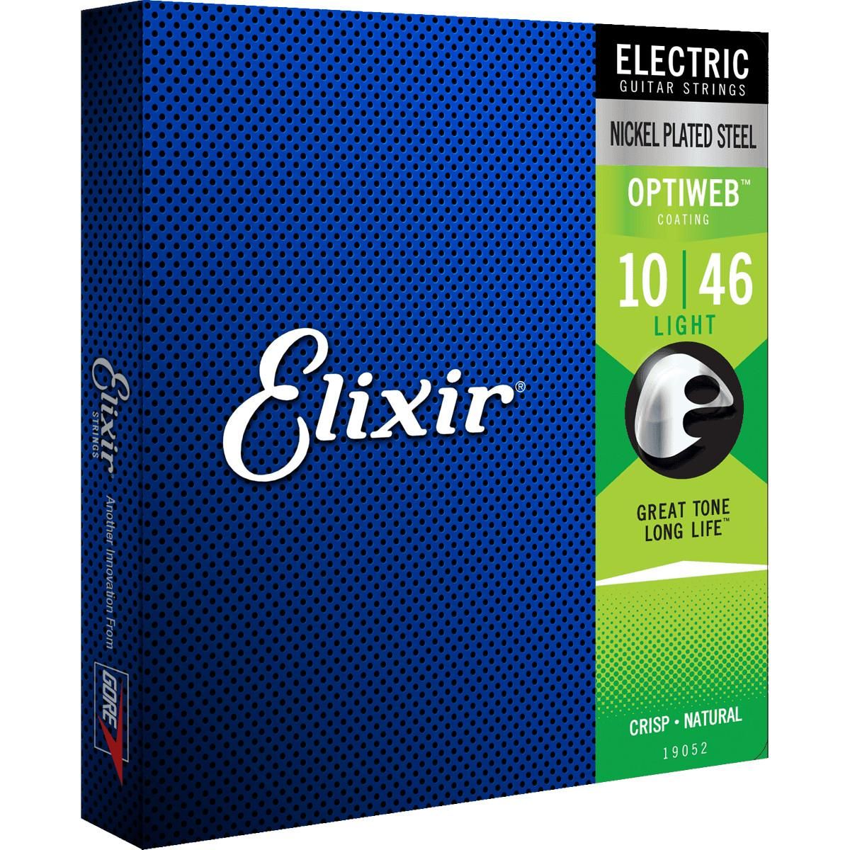 Elixir Optiweb Elgitarstrenger 19052, Light, 010-046