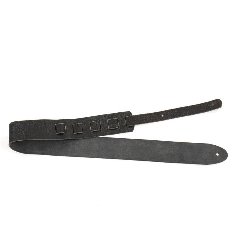 Morgan Strap GR VTG01 Vintage Italian Leather Gitarreim, svart
