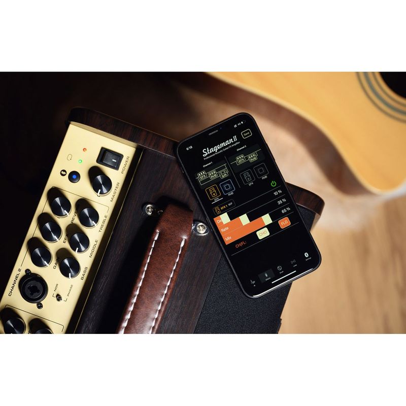NUX AC 80 Stageman II Charge - Oppladbar forsterker for akustisk gitar