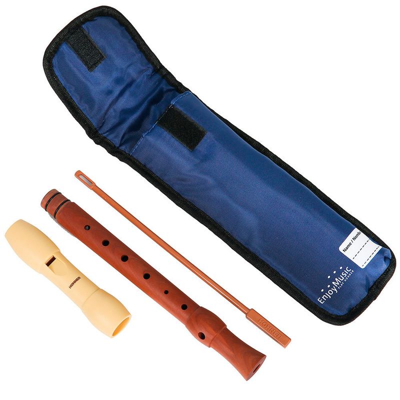 Hohner B95850 C-sopran-blokkfløyte, 2-delt, kropp av tre
