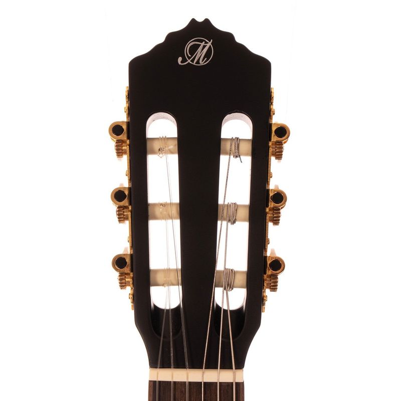 Morgan LH C 571 SCE SM BK Venstrehendt klassisk gitar med pickup, svart