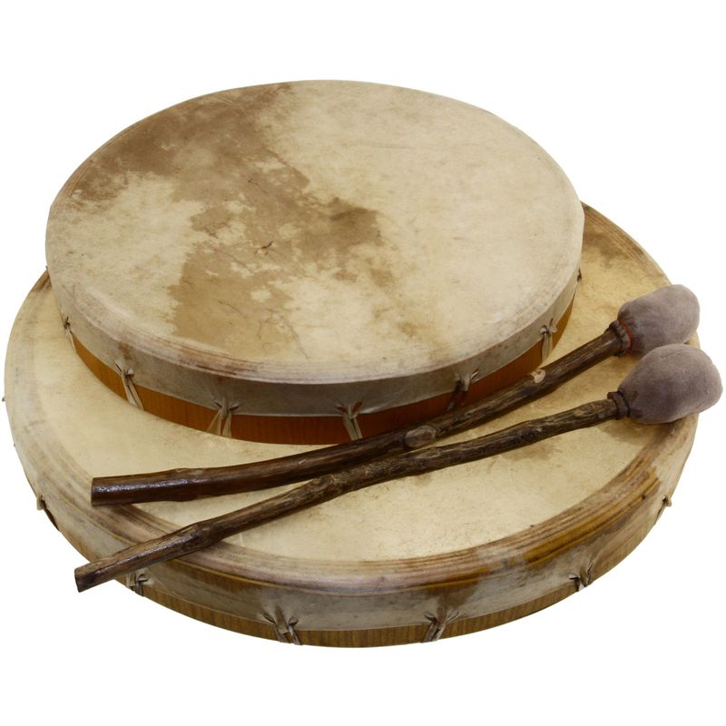 Shaman-tromme 40 cm m/klubbe