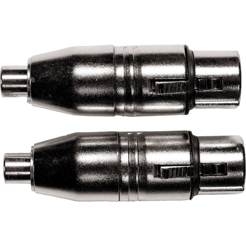 Yellow Cable AD20 - RCA hunn til XLR hunn adapter, 2 stk