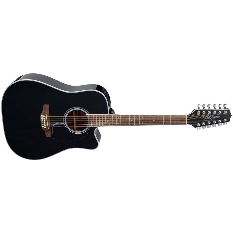 Takamine GD38CE-BLK 12-String Akustisk gitar, svart