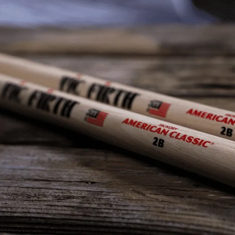 Vic Firth 2B American Classic 2B Wood Tip Trommestikker