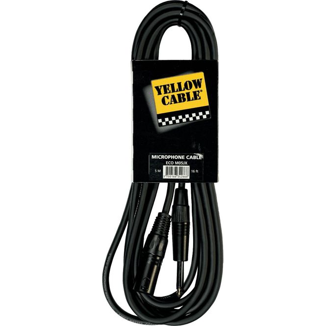 Hovedbilde Yellow Cable M05JX - XLR hann til 1/4 jack hann kabel, 5m