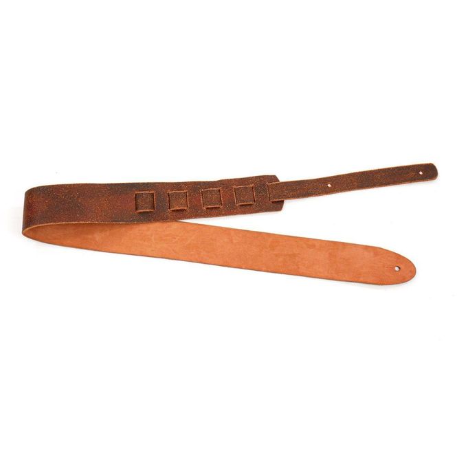 Hovedbilde Morgan Strap GR VTG01 Vintage Italian Leather Gitarreim, lys brun