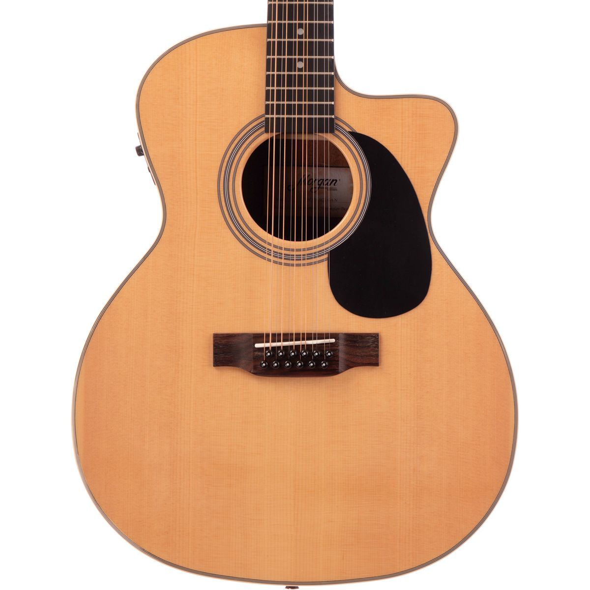 Morgan 12 W 120 SCE GA N, 12-strengs gitar Grand Auditorium, Natur