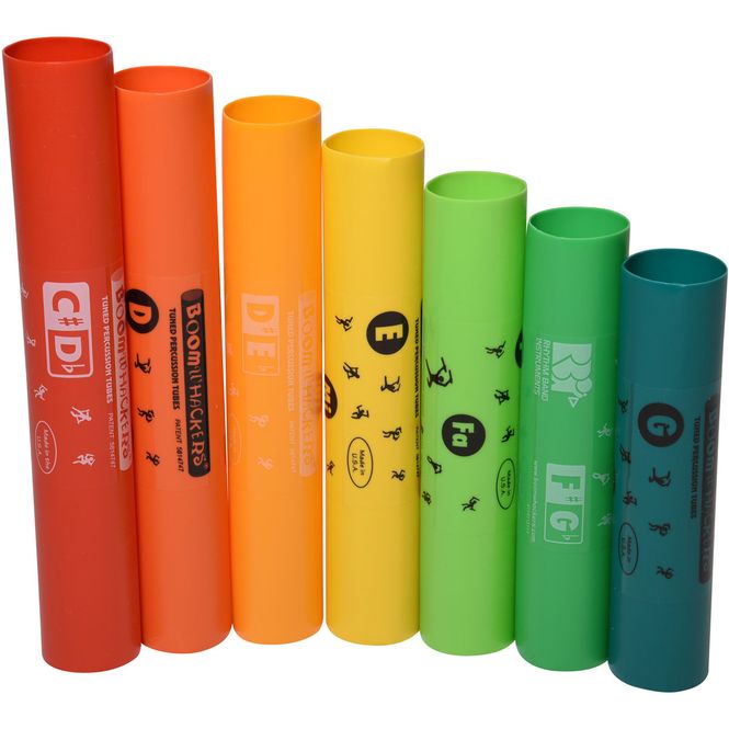 Hovedbilde Boomwhackers BW-EG - Utvidelsessett diskant, 7 toner