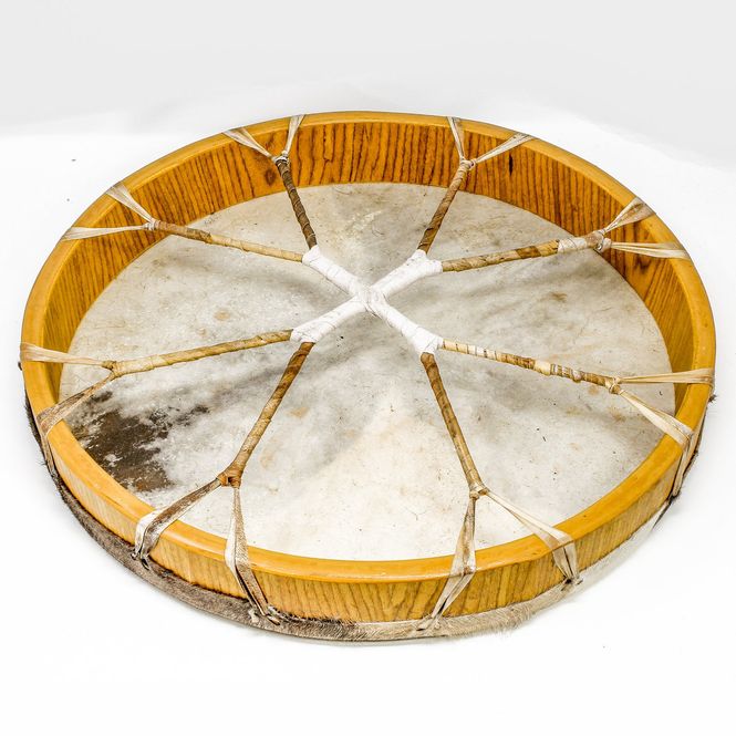 Hovedbilde Sjamantromme med geitepels 60 cm