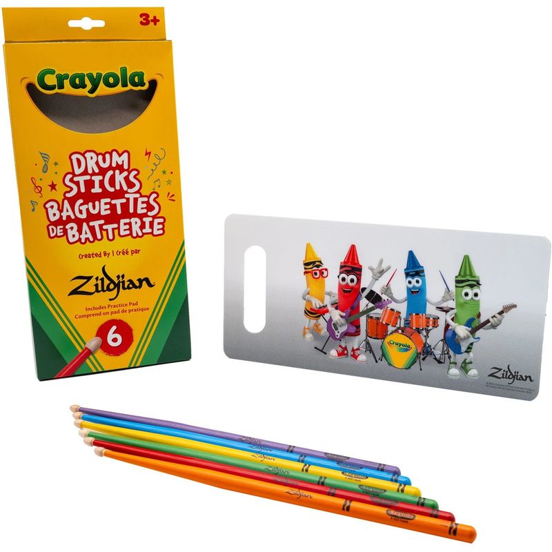Zildjian Crayola Kids Drumsticks, Trommestikker for barn