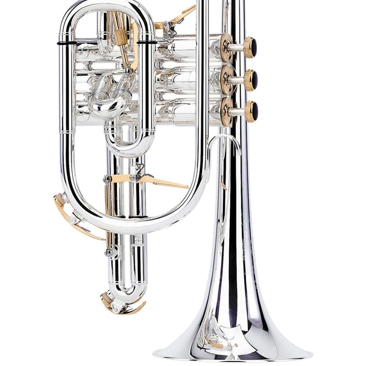 Besson BE2028-2G-0 Prestige Bb-kornett, forsølvet