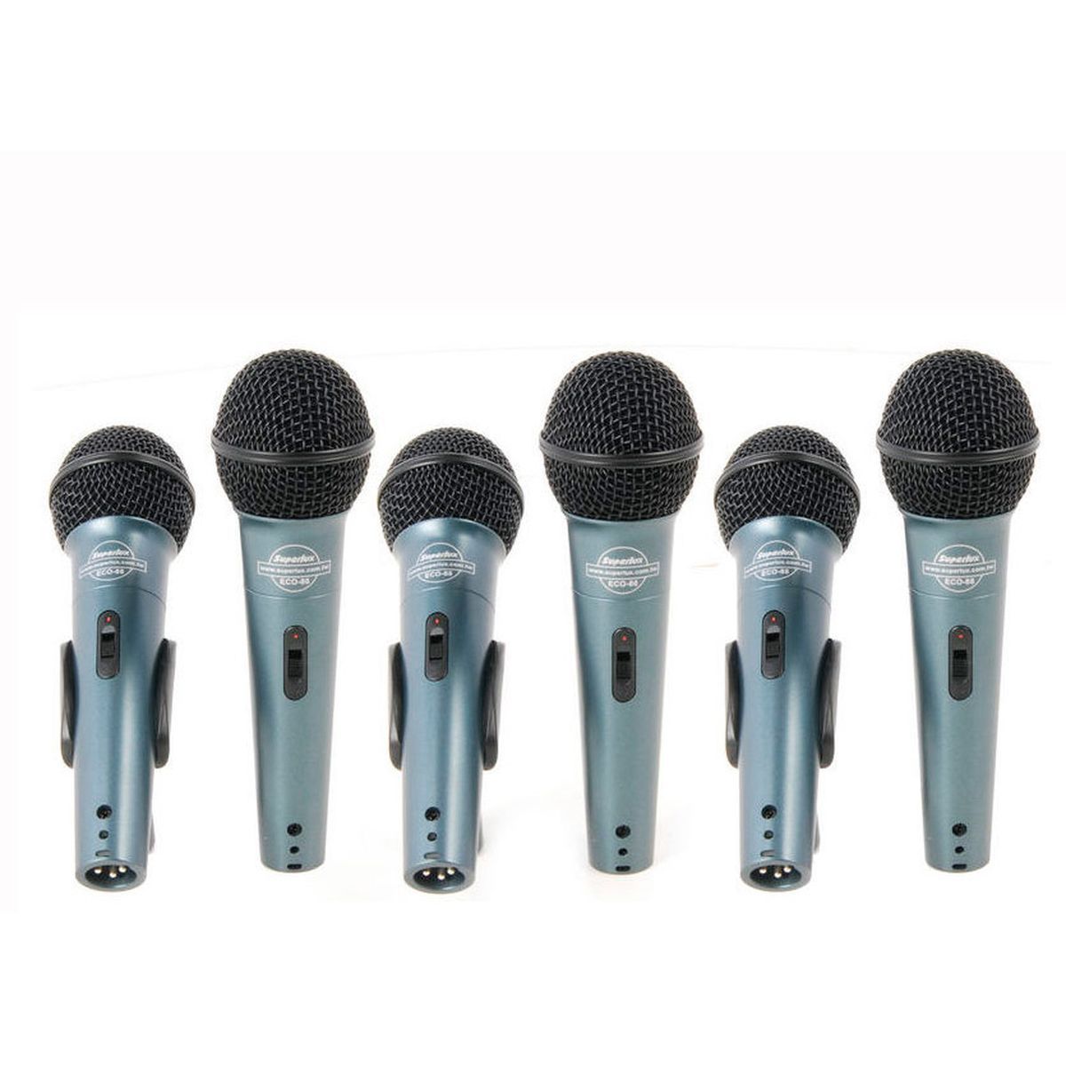 Superlux ECO88 6 pack Dynamisk mikrofon 6 stk