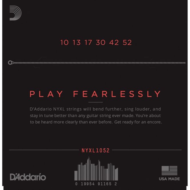 Hovedbilde D'addario NYXL1052 Elgitarstrenger 10-52