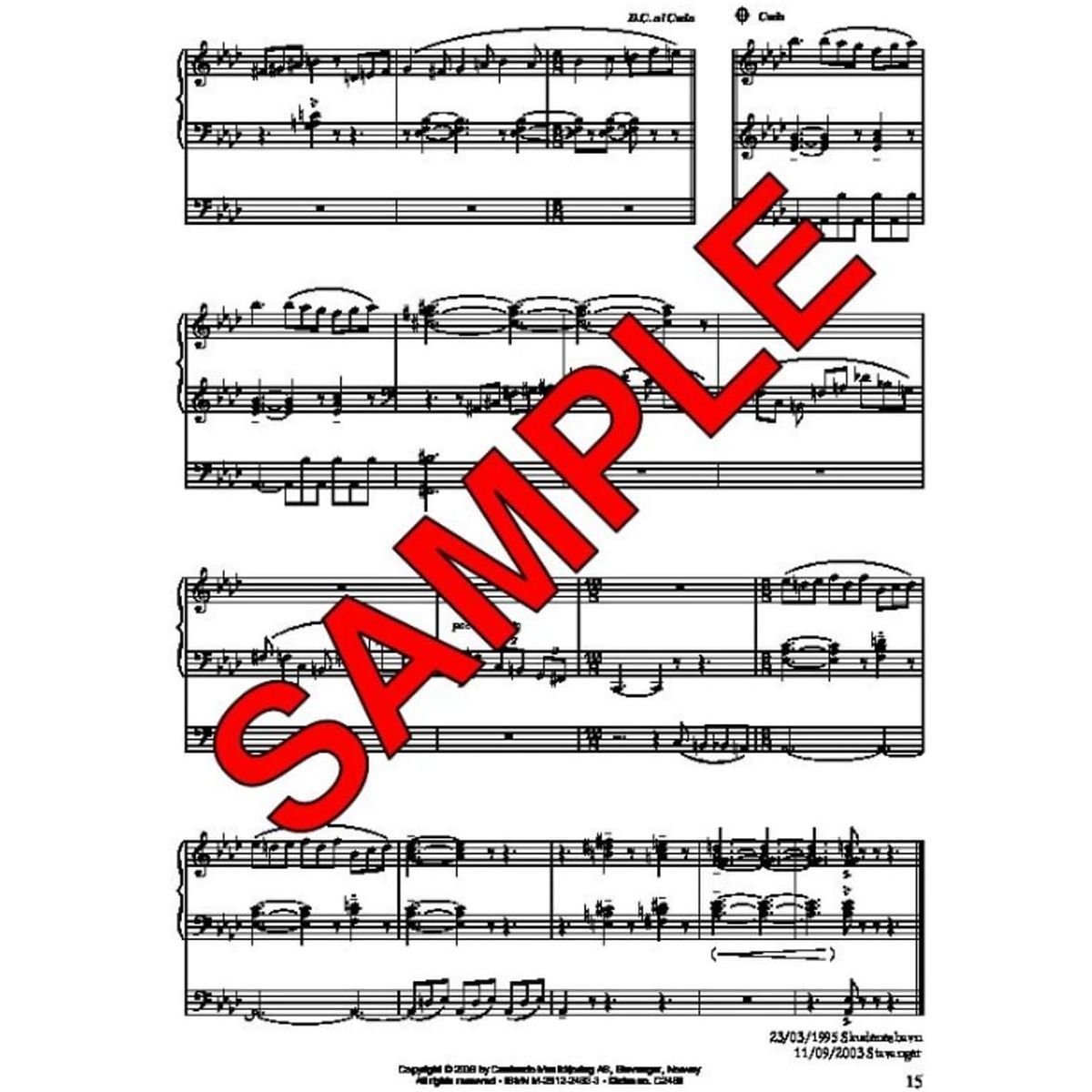 Festmusikk for orgel, hefte 14