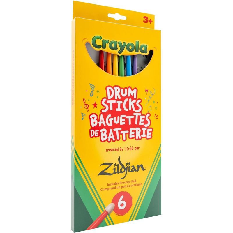 Zildjian Crayola Kids Drumsticks, Trommestikker for barn