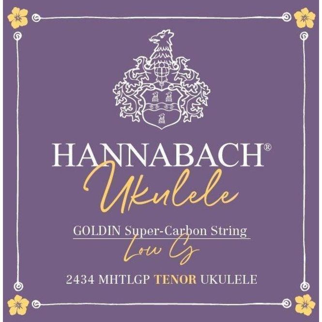 Hovedbilde Hannabach 2434 MHTLGP Ukulele Goldin Tenor Low G enkeltstreng