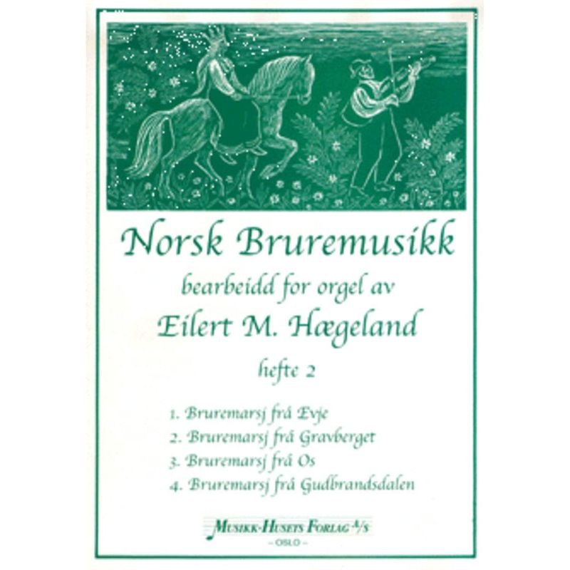 Norsk Bruremusikk 2, notehefte for orgel