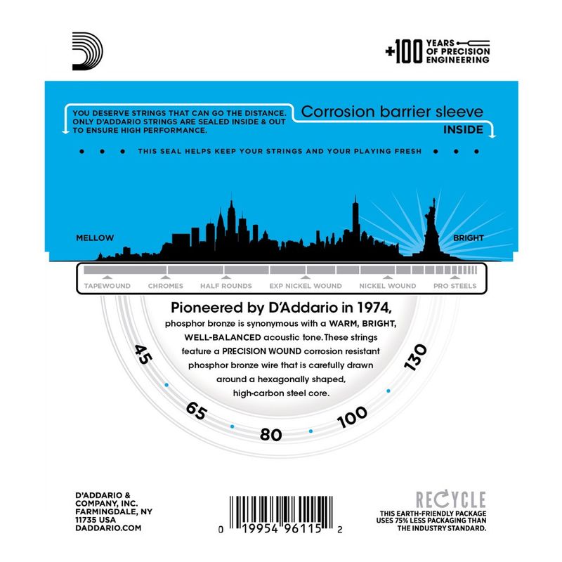 D'Addario EPBB170-5 Basstrenger for akustisk bass