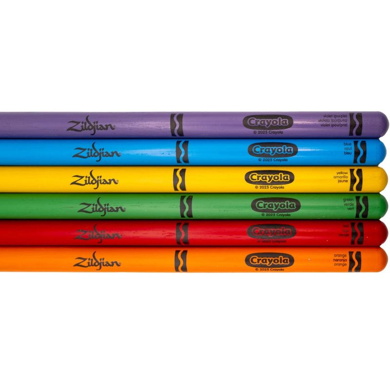 Zildjian Crayola Kids Drumsticks, Trommestikker for barn