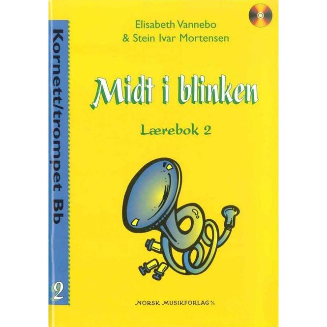 Hovedbilde Midt i blinken Lærebok 2 Kornett/trompet Bb