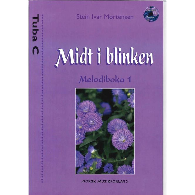 Hovedbilde Midt i blinken Melodiboka 1 Tuba C (F-nøkkel)