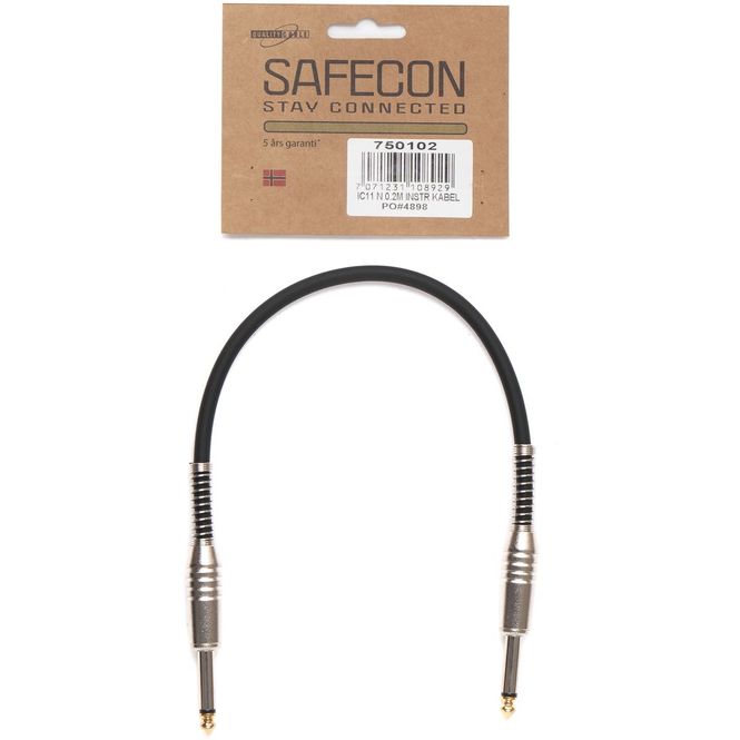 Hovedbilde Safecon IC11 0,2m Gitarkabel/Patch-kabel
