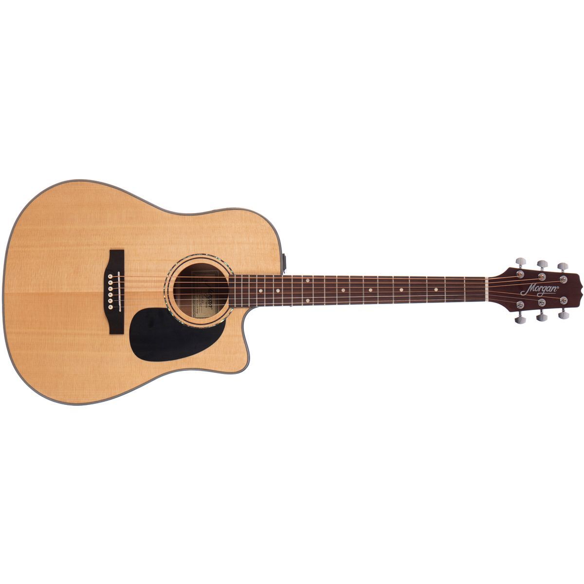 Morgan W 104 CE N Westerngitar m/pickup, Natur