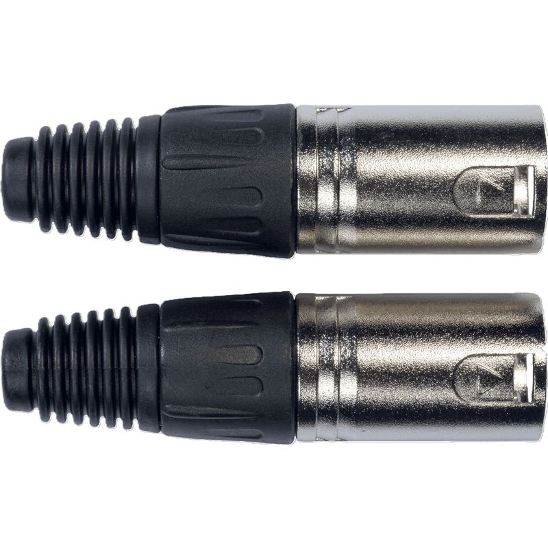 Yellow Cable XLR01 XLR-plugg hann, 2 stk