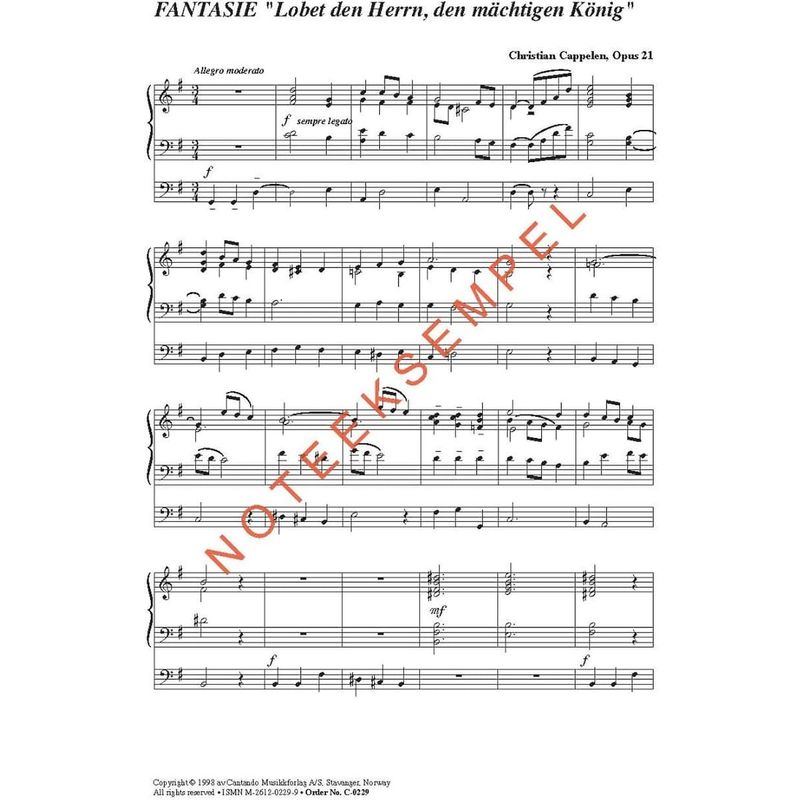 Festmusikk for orgel, hefte 6
